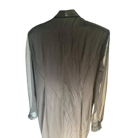 Vintage Danny & Nicole Women's Plus 16 Power 80s Double Breasted Blazer Dress - Picture 8 of 16